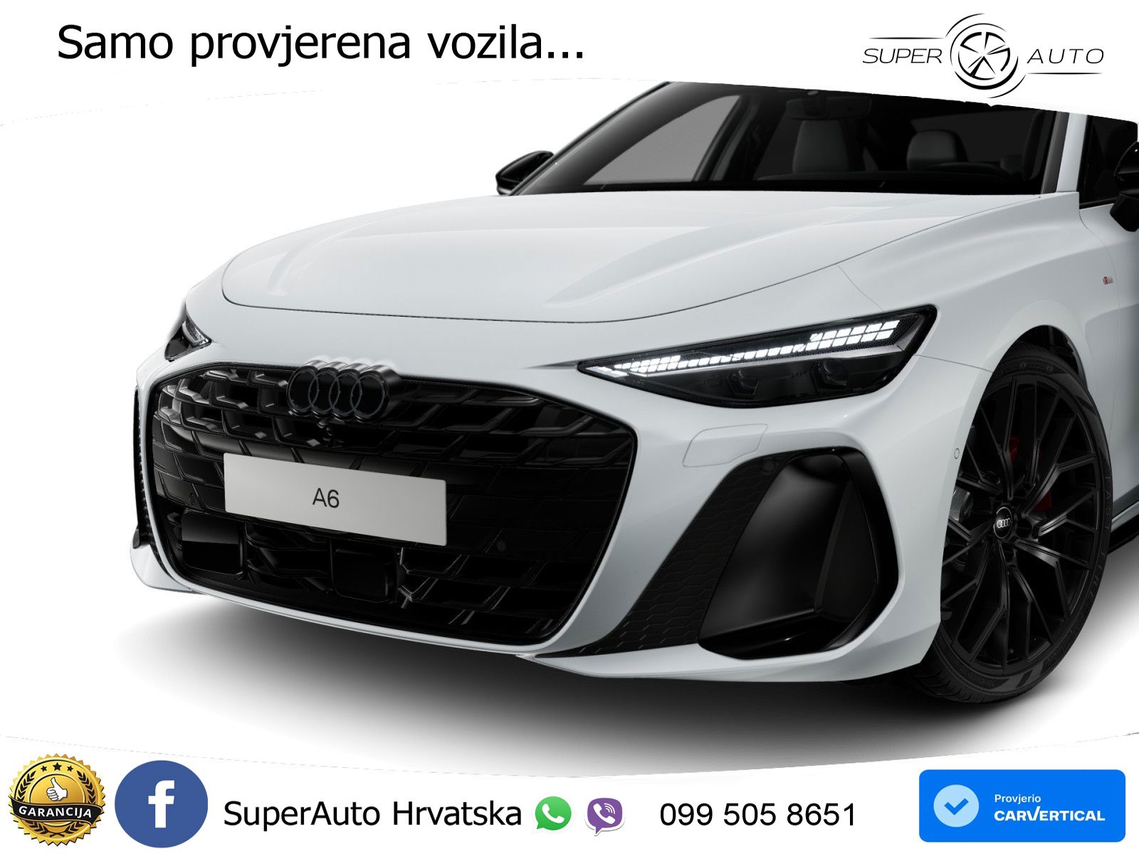 Audi A6 2.0 TDI (204 KS) quattro S tronic S line LED+GR SJED+ACC