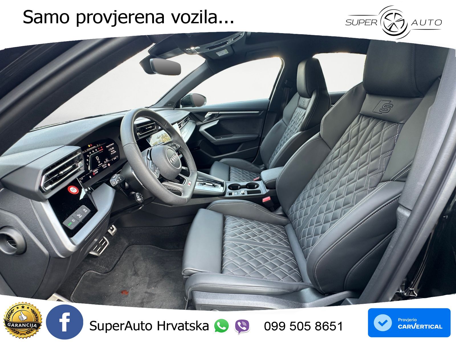 Audi S3 Limuzina 2.0 TFSI (333 KS) quattro S tronic MATRIX+GR SJED+KAM