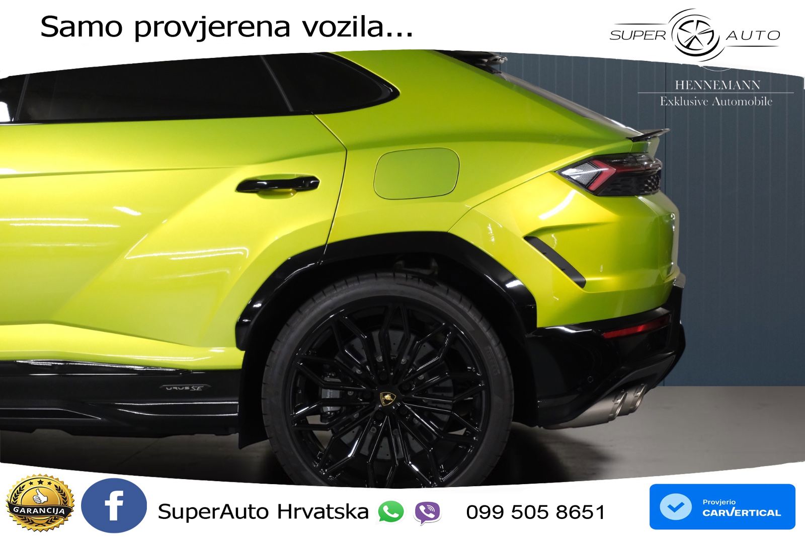 Lamborghini Urus SE 4.0 V8 (800 KS) 4WD Automatic LED+GR SJED+ACC