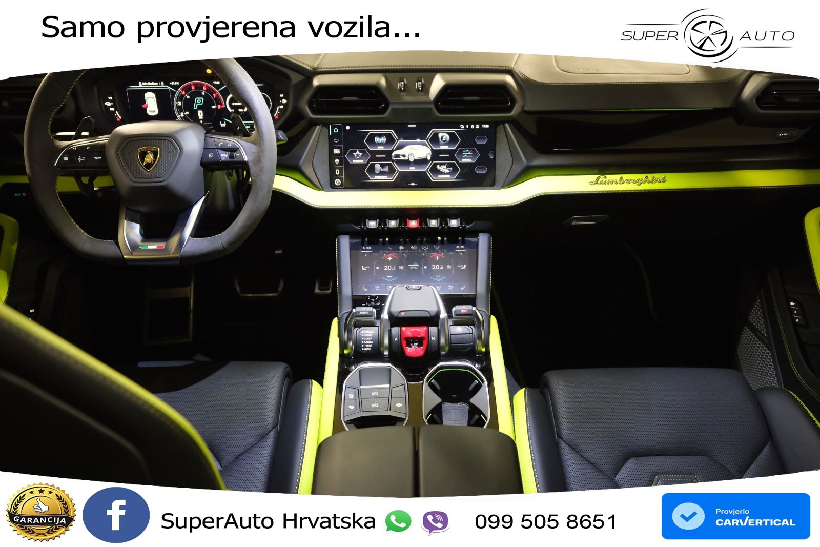 Lamborghini Urus SE 4.0 V8 (800 KS) 4WD Automatic LED+GR SJED+ACC