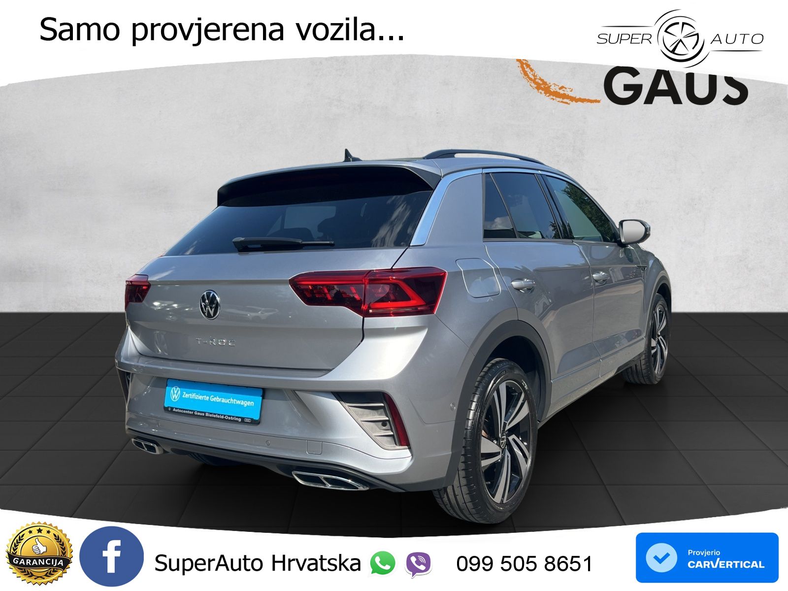 Volkswagen T-Roc 1.5 TSI (150 KS) DSG LED+GR SJED+ACC