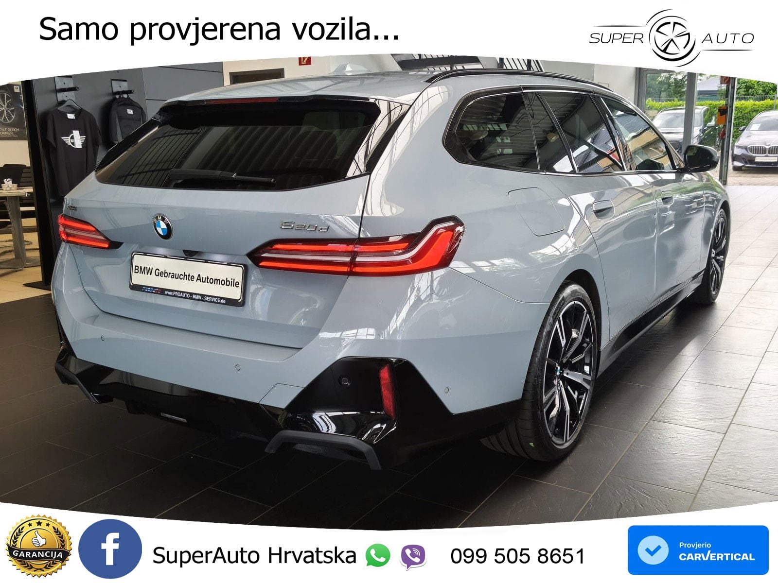 BMW 520d Touring (197 KS) xDrive Steptronic M Sport LED+GR SJED+ACC