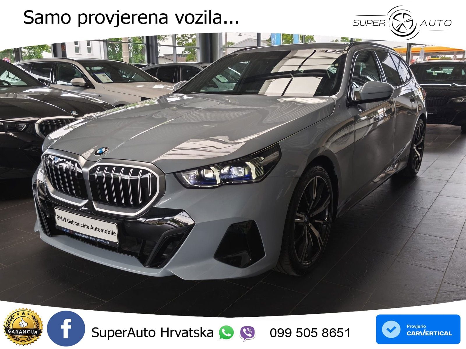 BMW 520d Touring (197 KS) xDrive Steptronic M Sport LED+GR SJED+ACC