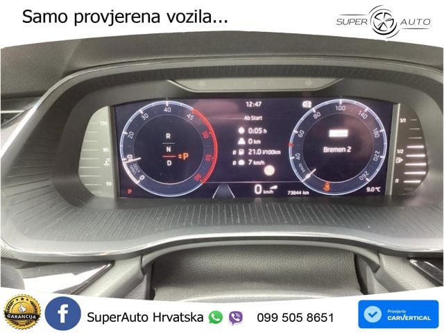Škoda Octavia Combi 2.0 TDI (150 KS) DSG SportLine LED+GR SJED+ACC