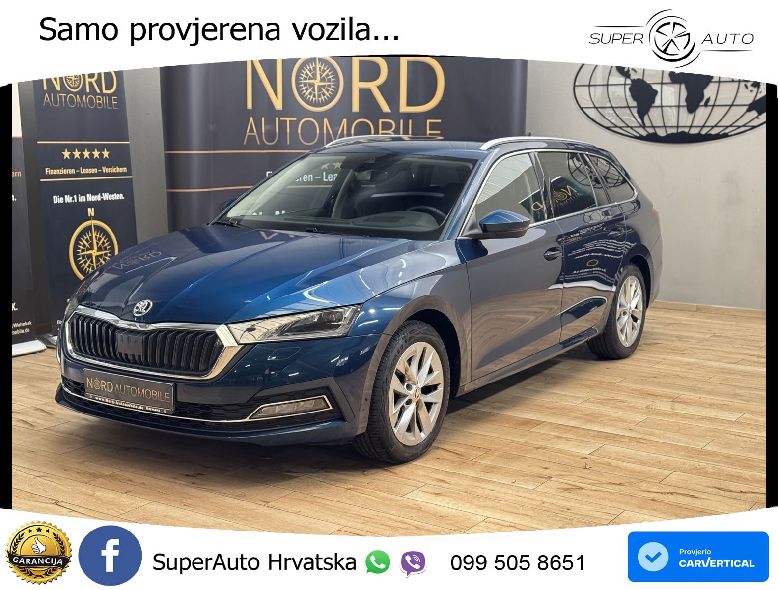 Škoda Octavia Combi 2.0 TDI (150 KS) DSG LED+GR SJED+ACC