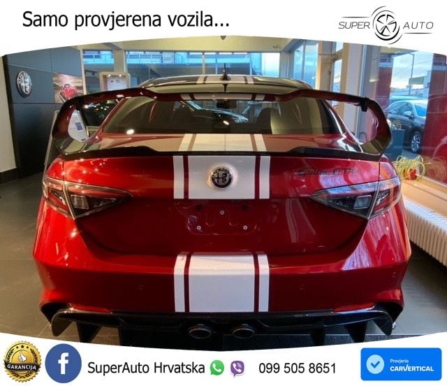 Alfa Romeo Giulia Quadrifoglio 2.9 V6 BiTurbo (510 KS) Automatic