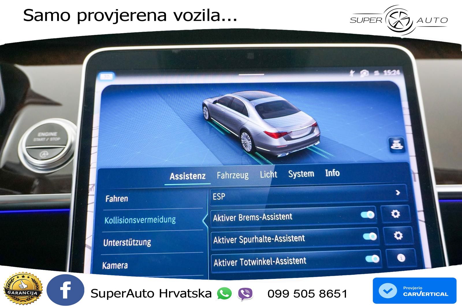 Mercedes S 580 V8 (503 KS) EQ Boost 4MATIC 9G-TRONIC LED+GR SJED+ACC