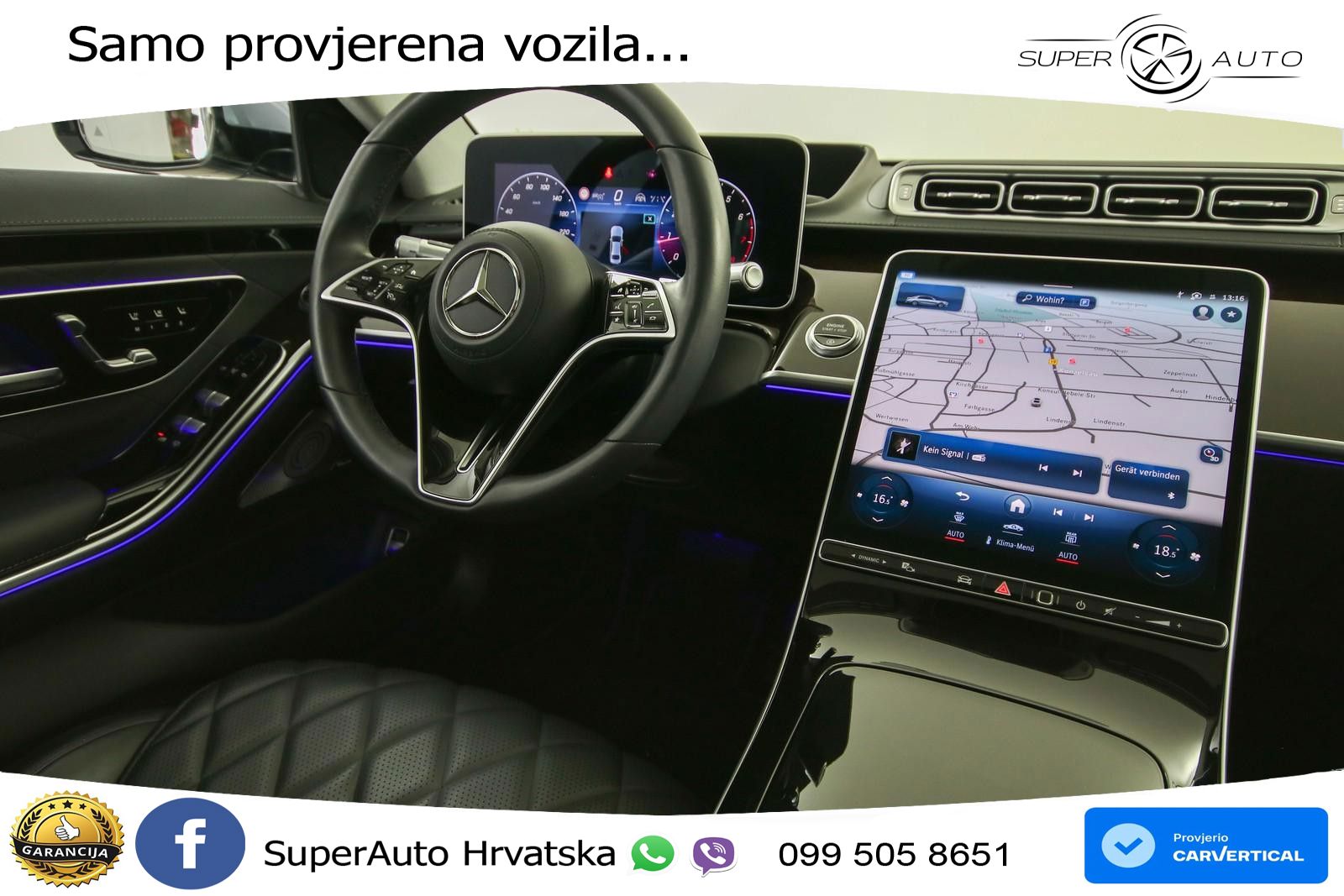 Mercedes S 580 V8 (503 KS) EQ Boost 4MATIC 9G-TRONIC LED+GR SJED+ACC