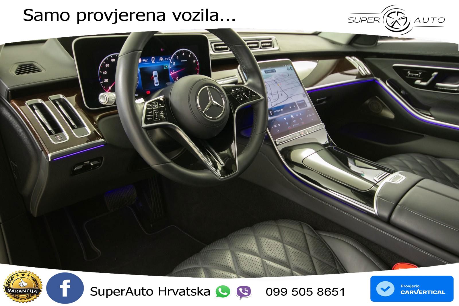 Mercedes S 580 V8 (503 KS) EQ Boost 4MATIC 9G-TRONIC LED+GR SJED+ACC