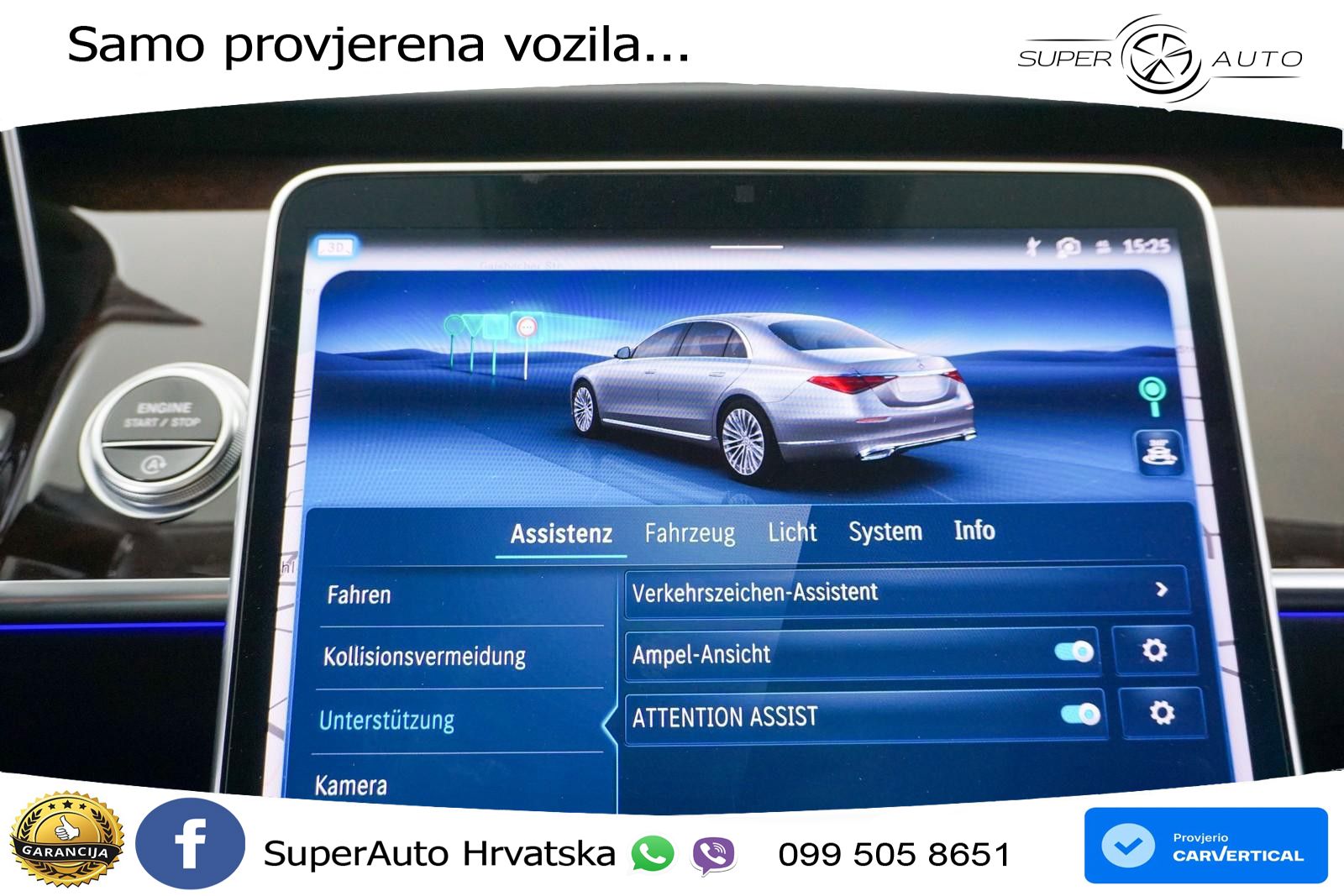 Mercedes S 580 V8 (503 KS) EQ Boost 4MATIC 9G-TRONIC LED+GR SJED+ACC