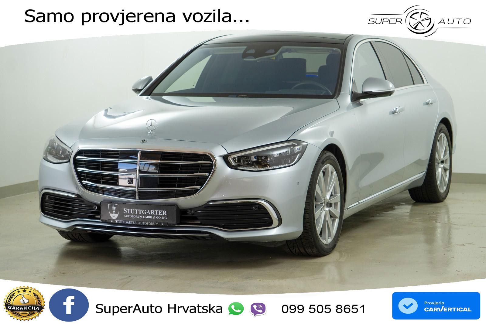 Mercedes S 580 V8 (503 KS) EQ Boost 4MATIC 9G-TRONIC LED+GR SJED+ACC