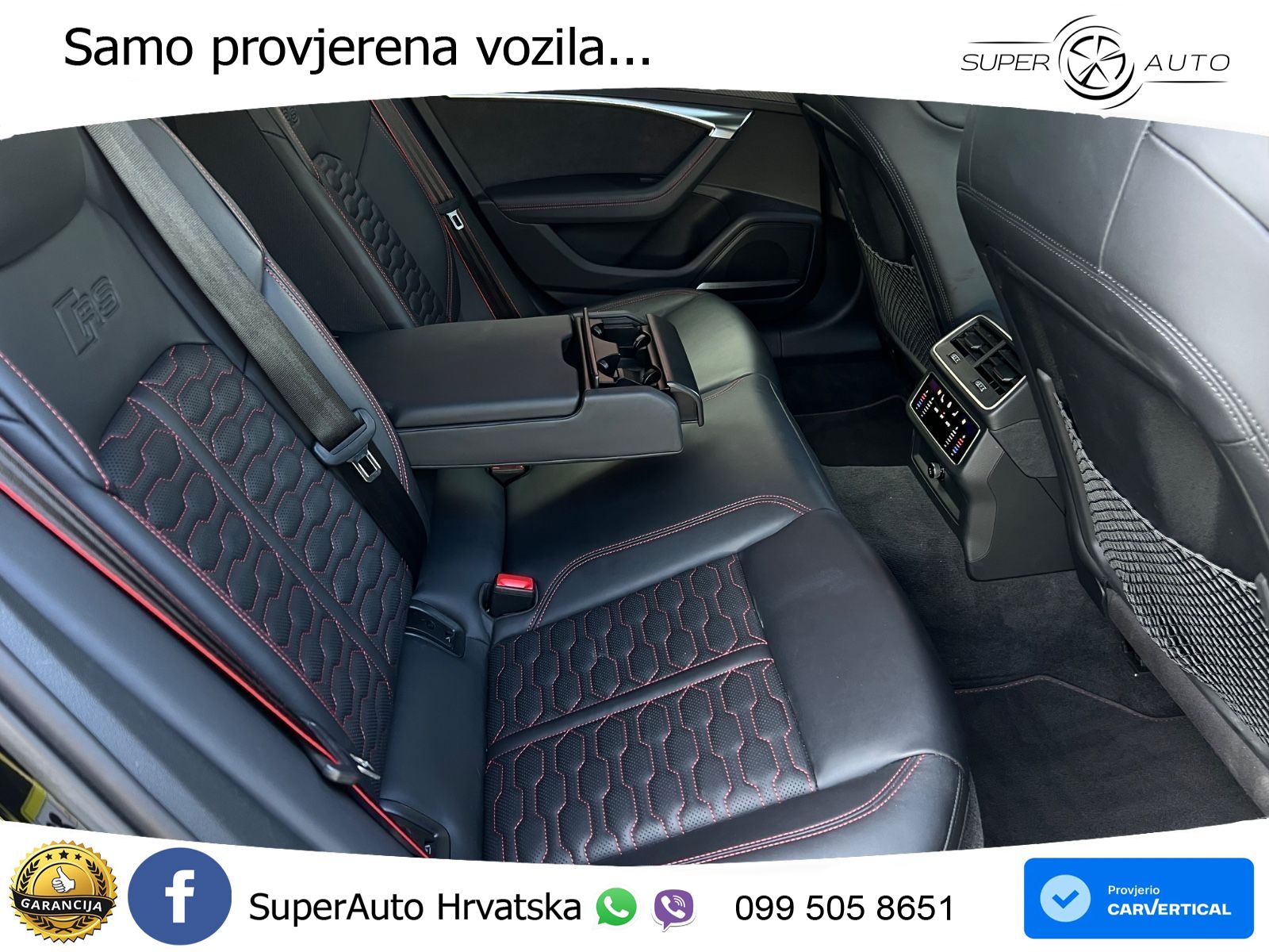 Audi RS6 Avant 4.0 TFSI V8 (600 KS) quattro Tiptronic ZRAČNI+ACC+GR SJED+KAM+PANO
