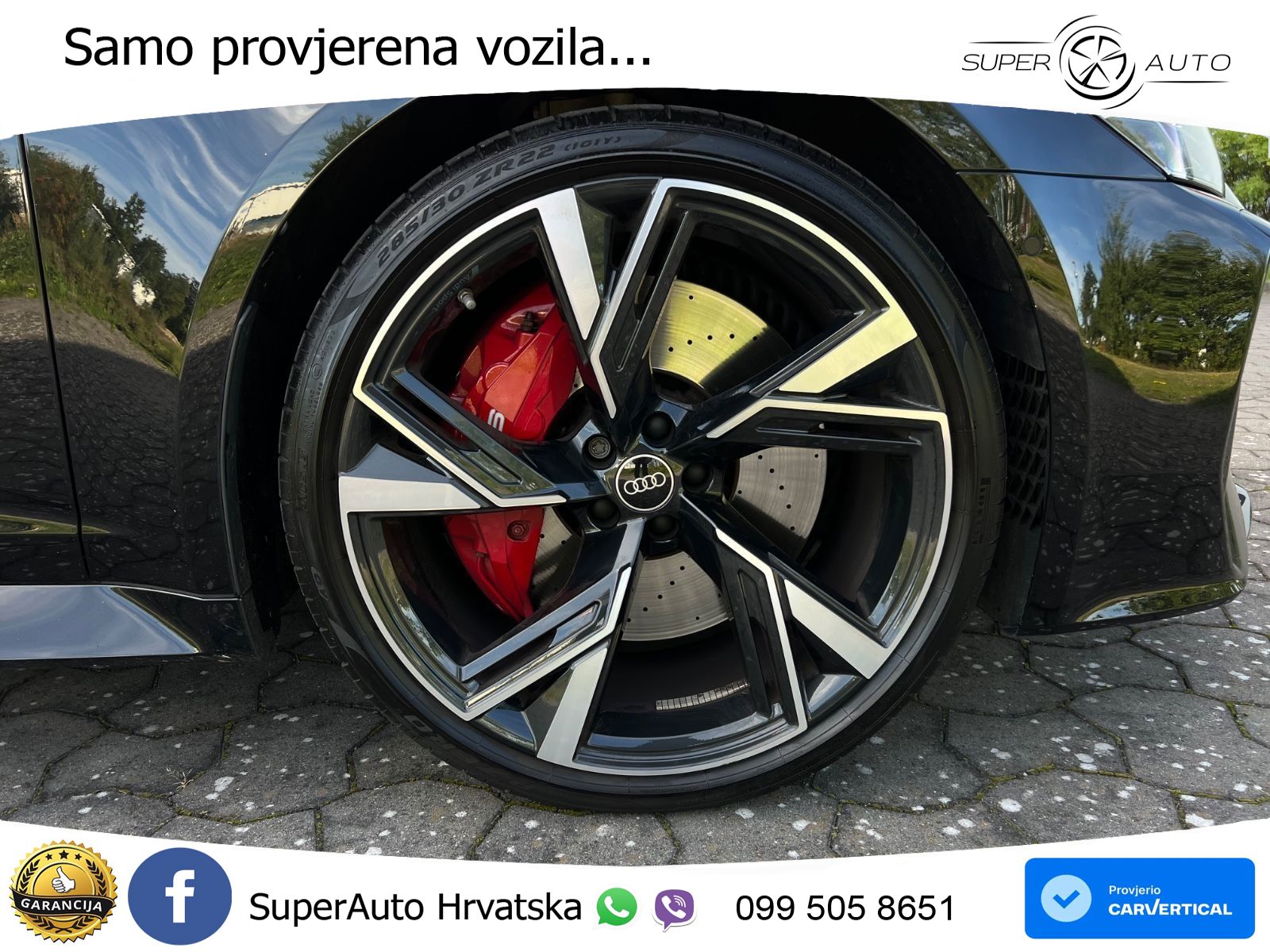 Audi RS6 Avant 4.0 TFSI V8 (600 KS) quattro Tiptronic ZRAČNI+ACC+GR SJED+KAM+PANO