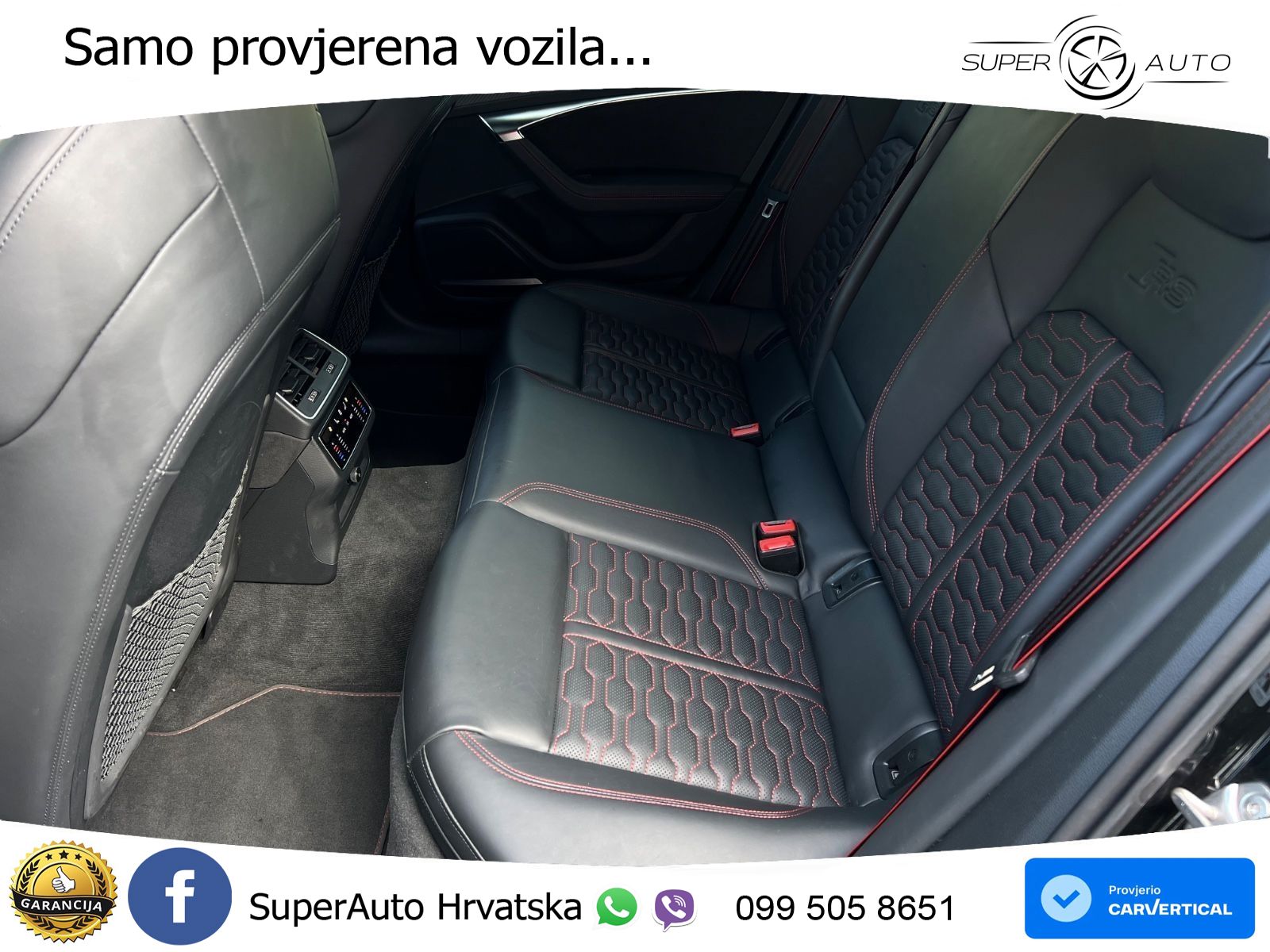 Audi RS6 Avant 4.0 TFSI V8 (600 KS) quattro Tiptronic ZRAČNI+ACC+GR SJED+KAM+PANO