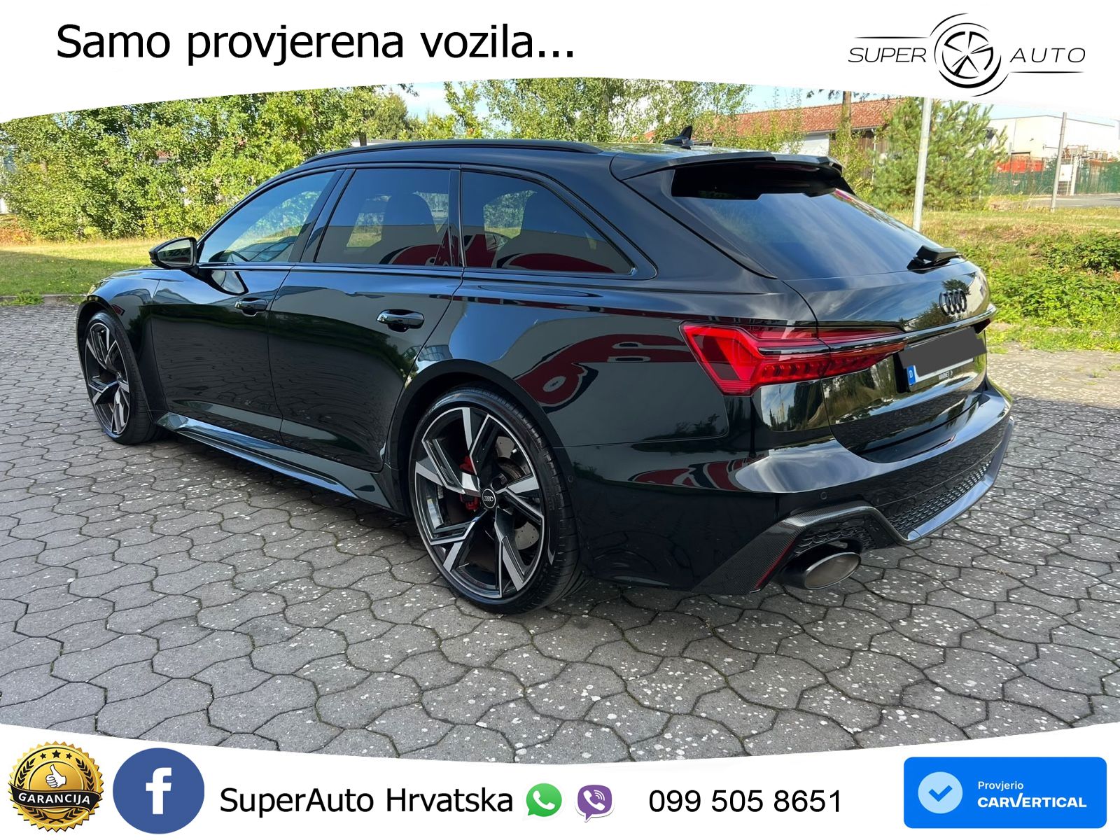 Audi RS6 Avant 4.0 TFSI V8 (600 KS) quattro Tiptronic ZRAČNI+ACC+GR SJED+KAM+PANO