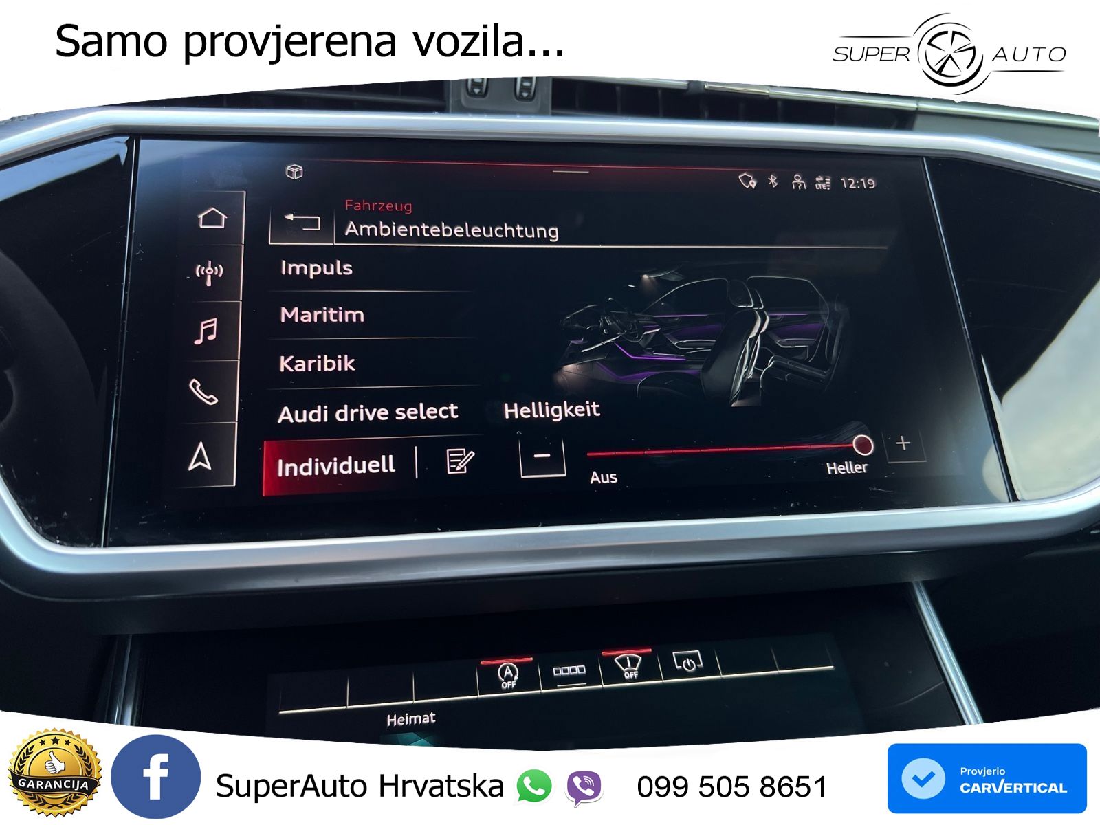 Audi RS6 Avant 4.0 TFSI V8 (600 KS) quattro Tiptronic ZRAČNI+ACC+GR SJED+KAM+PANO
