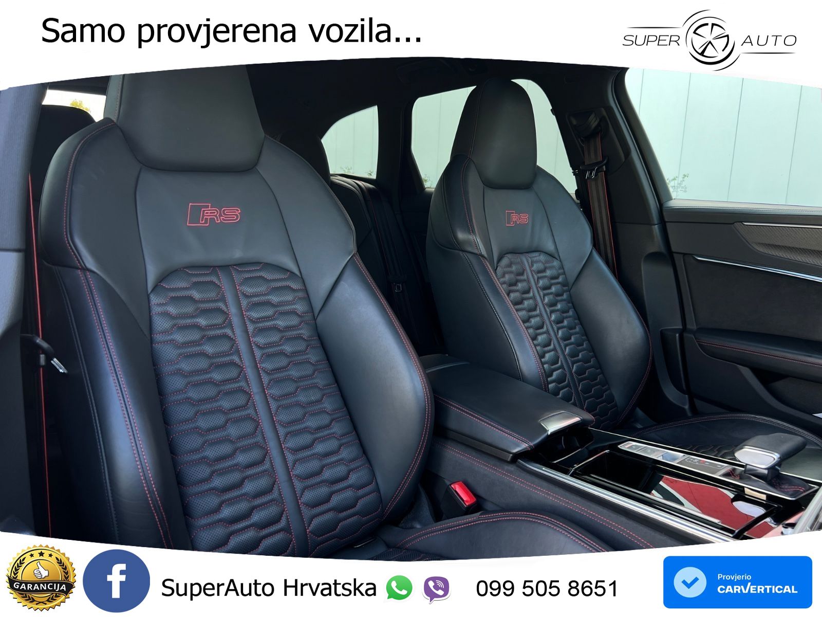 Audi RS6 Avant 4.0 TFSI V8 (600 KS) quattro Tiptronic ZRAČNI+ACC+GR SJED+KAM+PANO