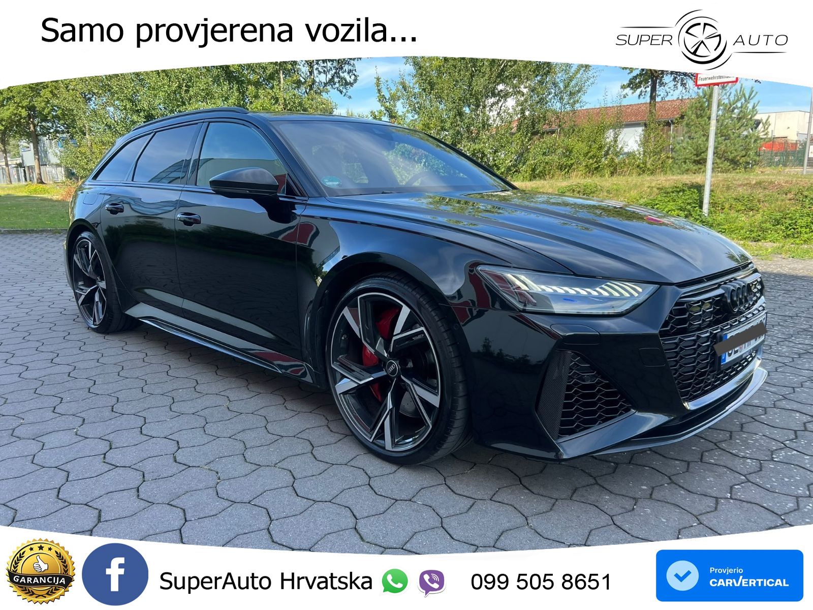 Audi RS6 Avant 4.0 TFSI V8 (600 KS) quattro Tiptronic ZRAČNI+ACC+GR SJED+KAM+PANO