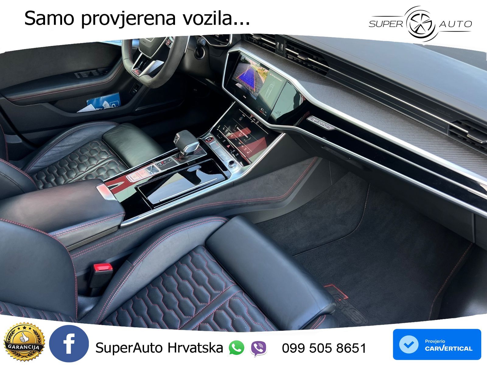 Audi RS6 Avant 4.0 TFSI V8 (600 KS) quattro Tiptronic ZRAČNI+ACC+GR SJED+KAM+PANO