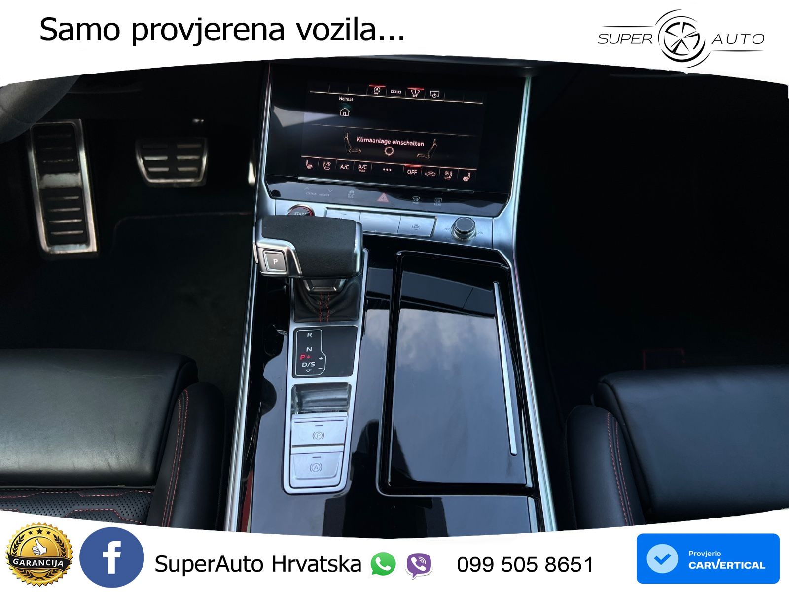 Audi RS6 Avant 4.0 TFSI V8 (600 KS) quattro Tiptronic ZRAČNI+ACC+GR SJED+KAM+PANO