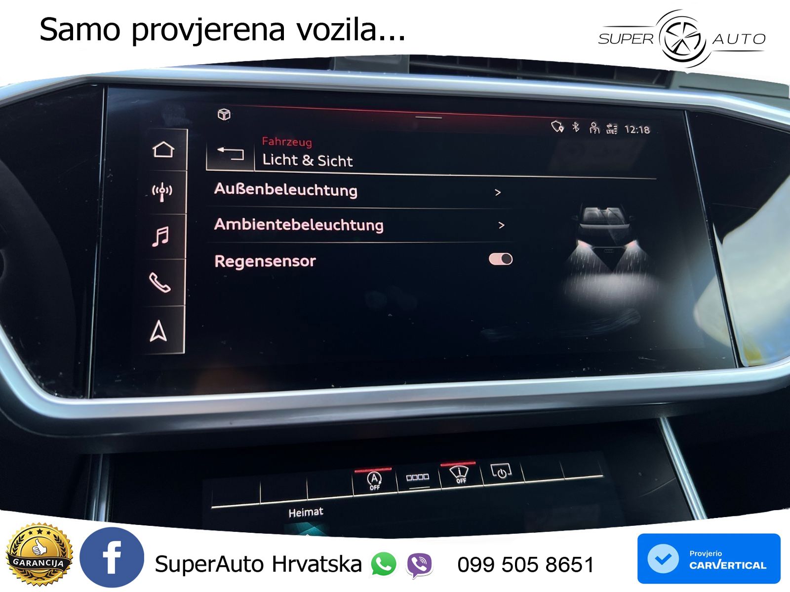 Audi RS6 Avant 4.0 TFSI V8 (600 KS) quattro Tiptronic ZRAČNI+ACC+GR SJED+KAM+PANO