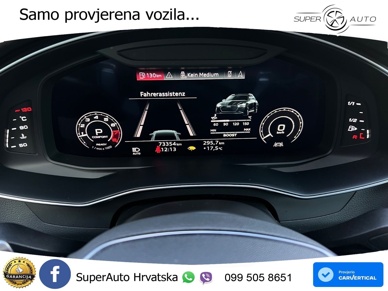 Audi RS6 Avant 4.0 TFSI V8 (600 KS) quattro Tiptronic ZRAČNI+ACC+GR SJED+KAM+PANO