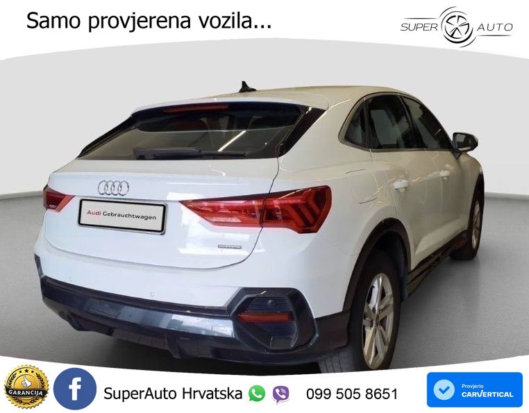 Audi Q3 Sportback 40 TDI (193 KS) quattro S tronic LED+GR SJED+ACC