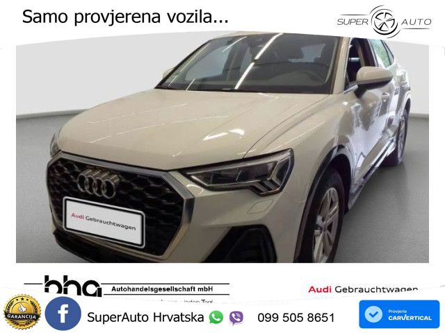 Audi Q3 Sportback 40 TDI (193 KS) quattro S tronic LED+GR SJED+ACC