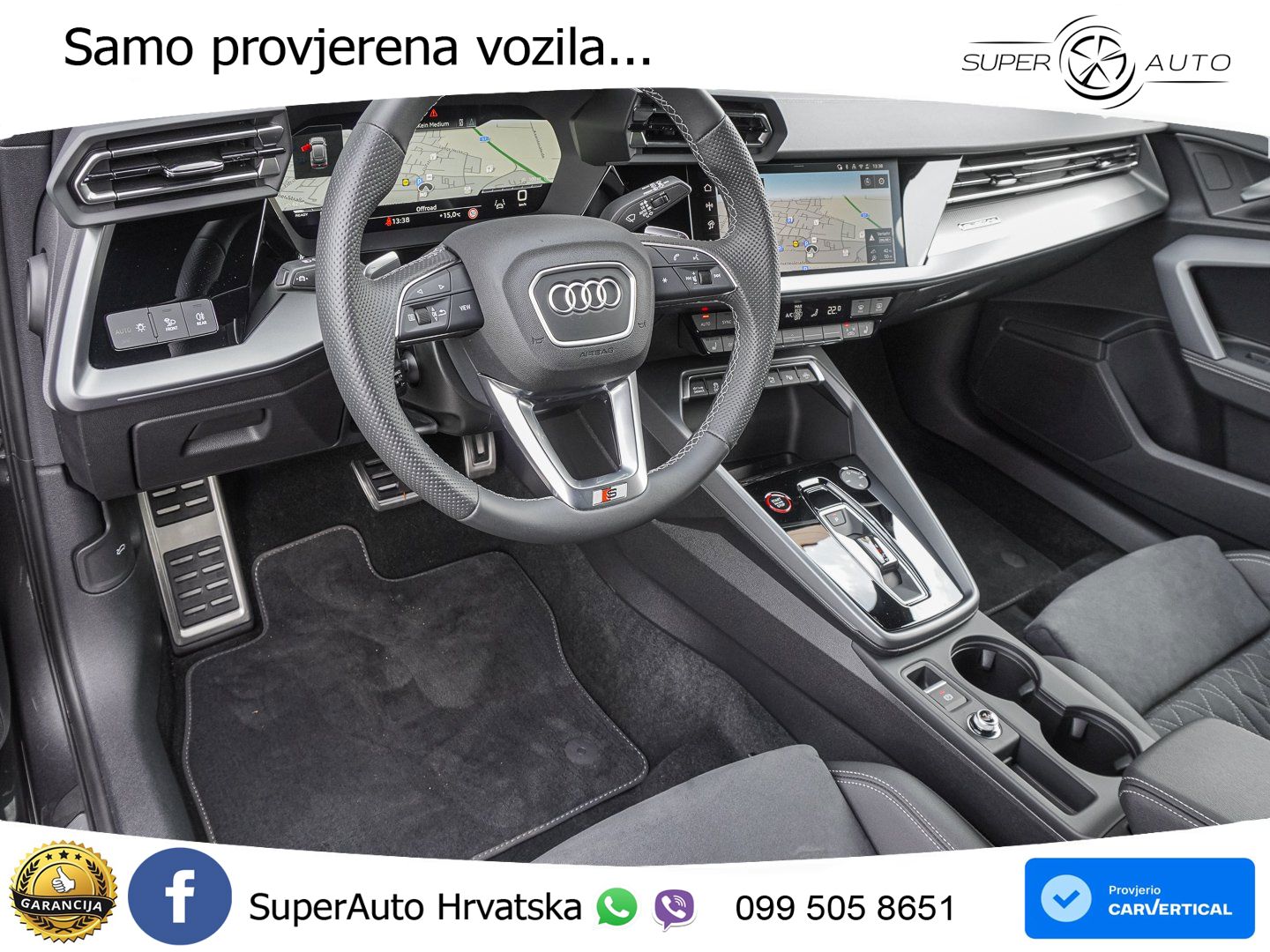 Audi S3 2.0 TFSI (333 KS) quattro S tronic MATRIX+GR SJED+KAM