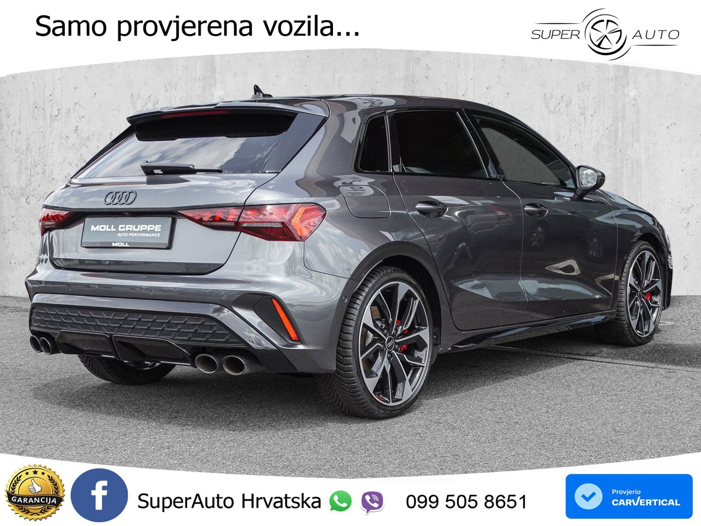 Audi S3 2.0 TFSI (333 KS) quattro S tronic MATRIX+GR SJED+KAM