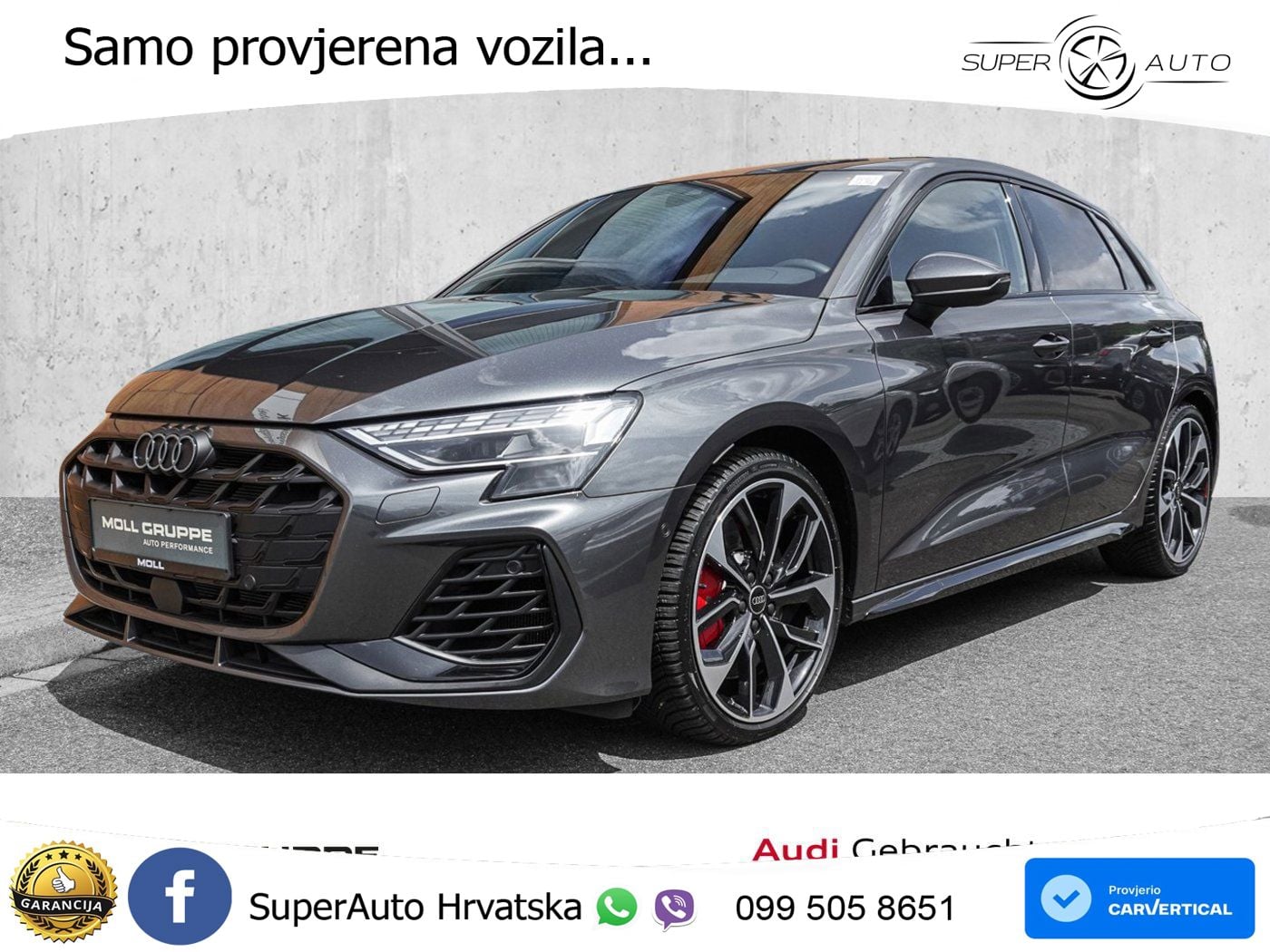 Audi S3 2.0 TFSI (333 KS) quattro S tronic MATRIX+GR SJED+KAM