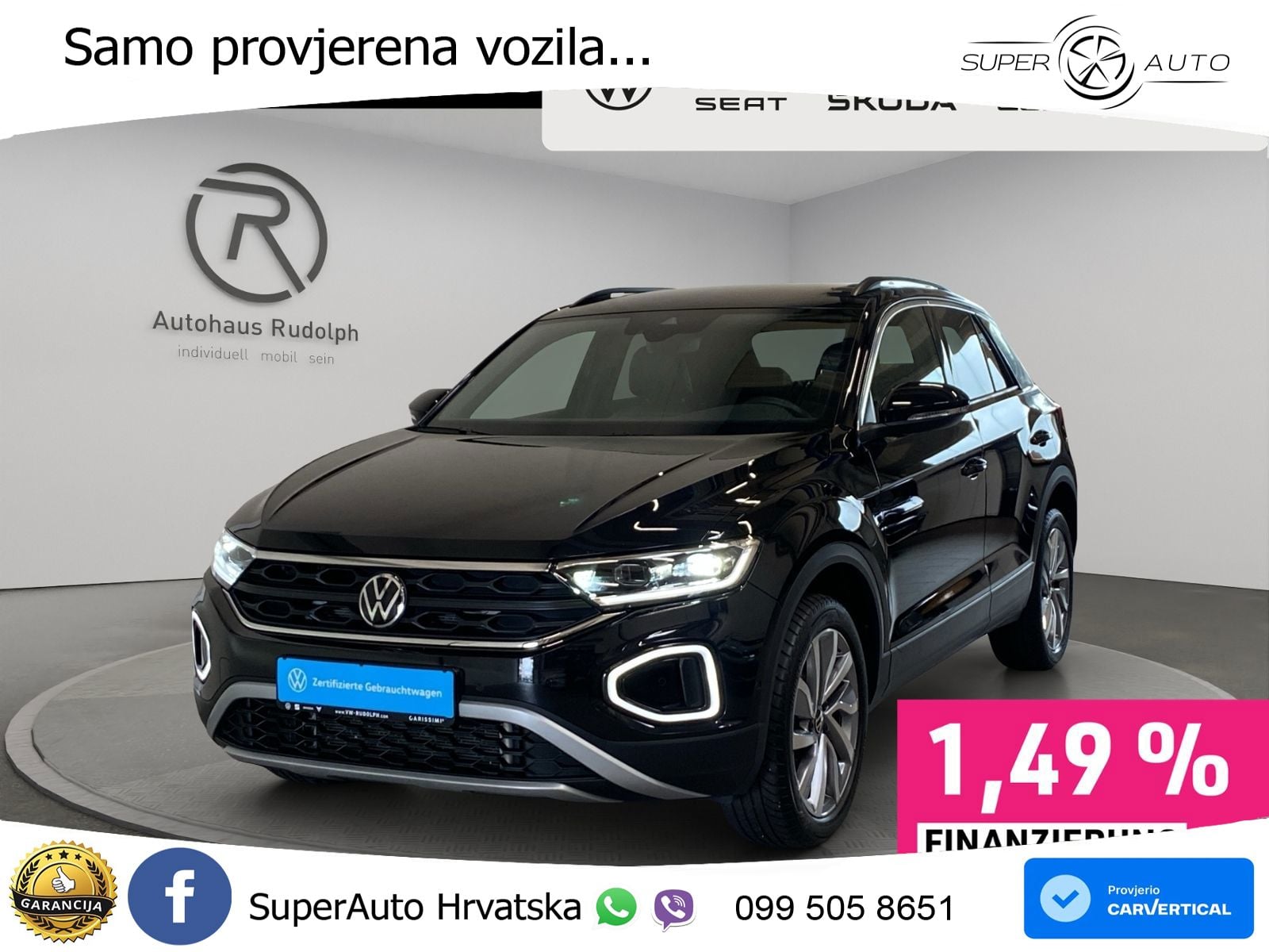 Volkswagen T-Roc I 1.5 TSI (150 KS) LED+GR SJED+ACC