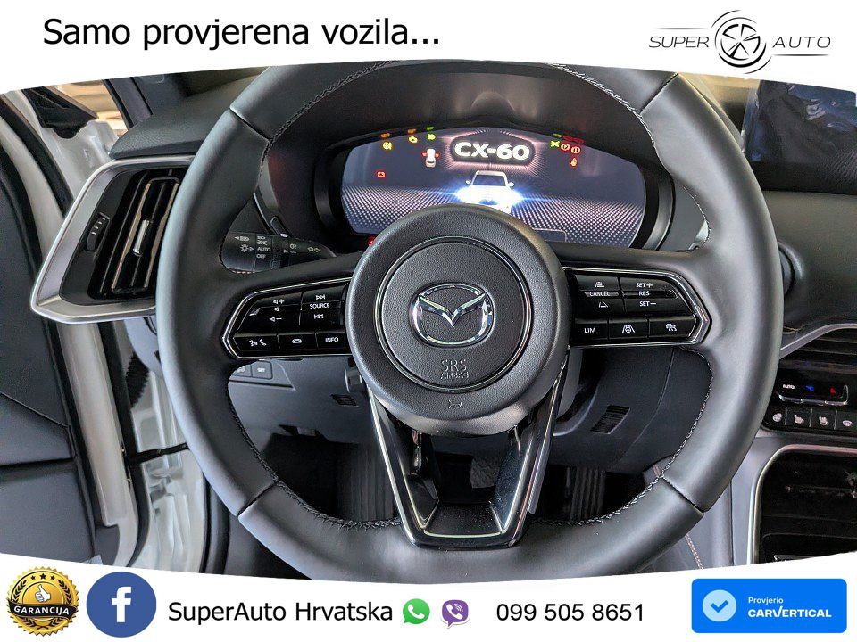 Mazda CX-60 2.5 e-Skyactiv (328 KS) AWD Automatic MATRIX+GR SJED+KAM