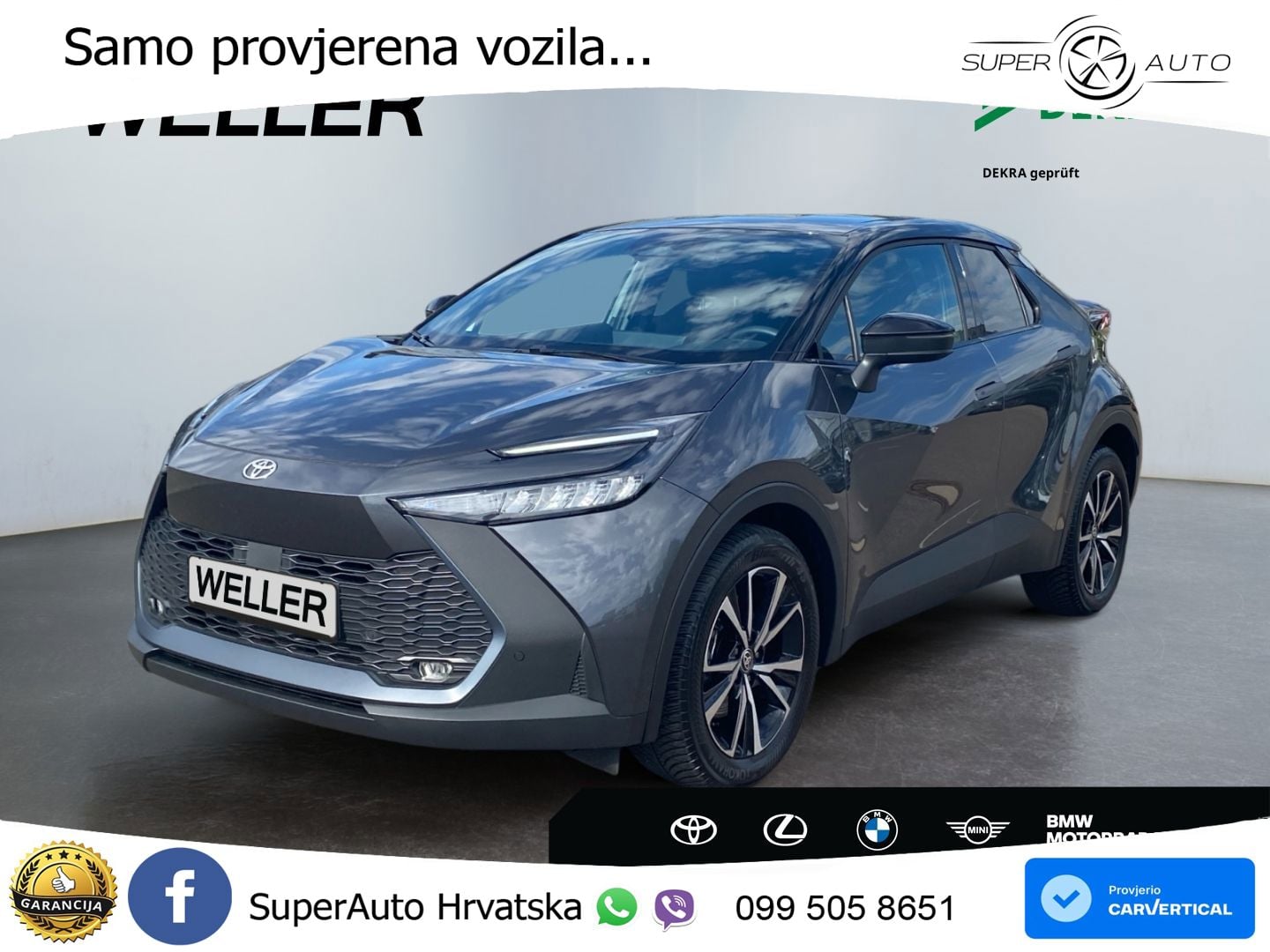Toyota C-HR 2.0 (223 KS) PHEV e-CVT Teamplayer LED+GR SJED+ACC