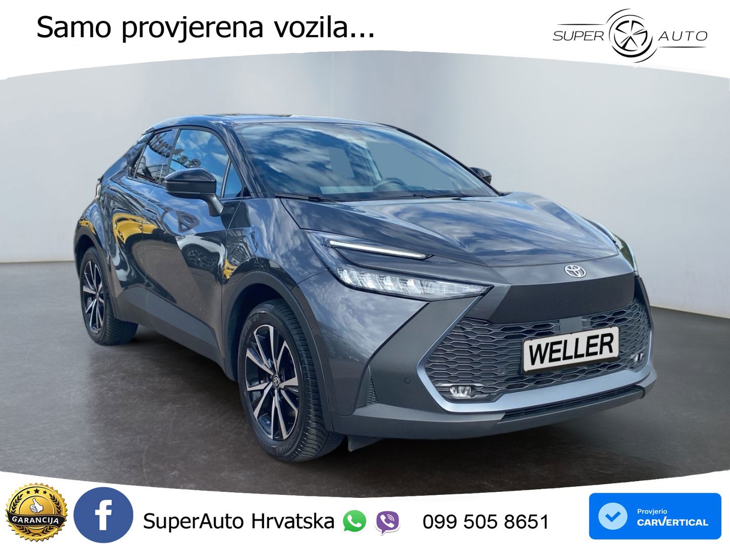 Toyota C-HR 2.0 (223 KS) PHEV e-CVT Teamplayer LED+GR SJED+ACC