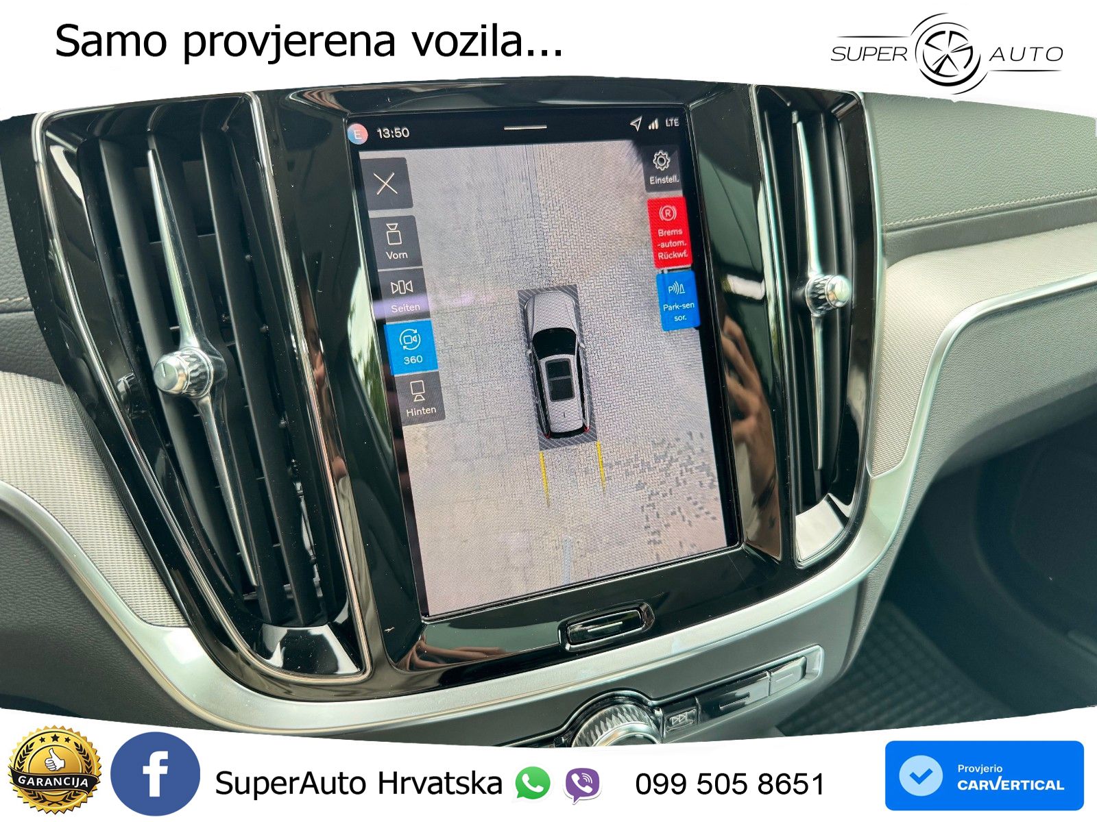 Volvo V60 2.0 B4 Benzin DCT ACC+HEAD+4xGR SJED+360+PANO