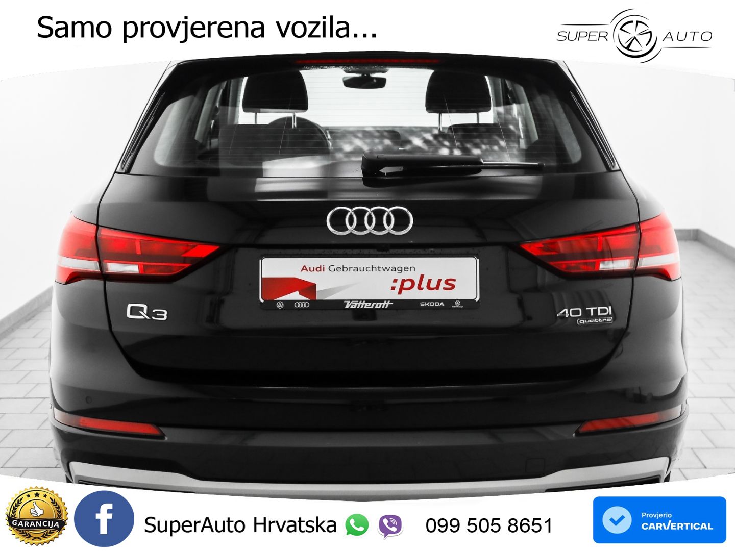 Audi Q3 40 TDI (200 KS) quattro S tronic advanced LED+GR SJED+ACC