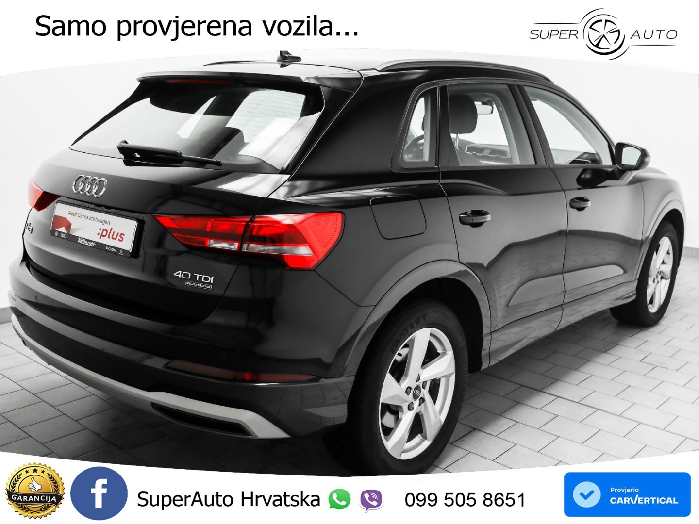 Audi Q3 40 TDI (200 KS) quattro S tronic advanced LED+GR SJED+ACC