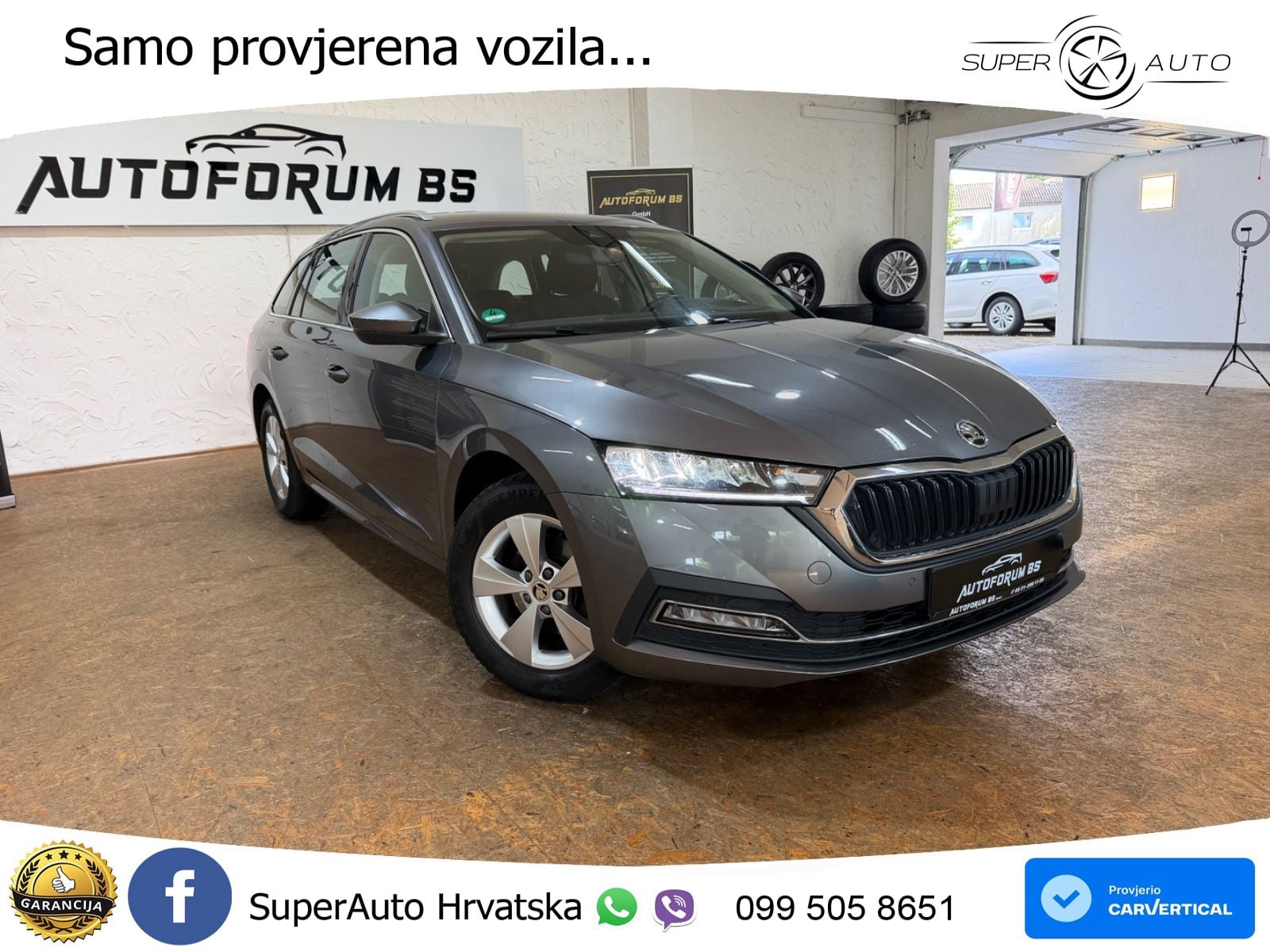 Škoda Octavia Combi 2.0 TDI (150 KS) DSG LED+GR SJED+ACC