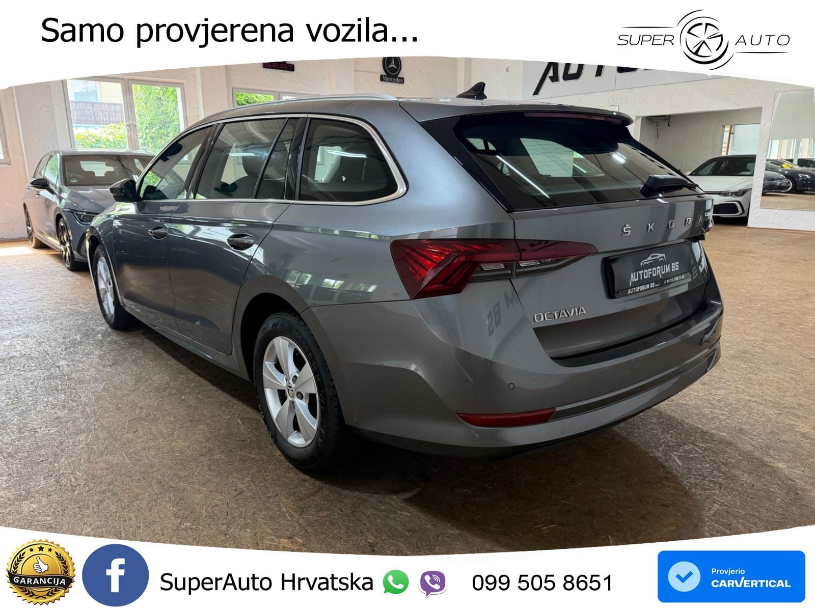 Škoda Octavia Combi 2.0 TDI (150 KS) DSG LED+GR SJED+ACC