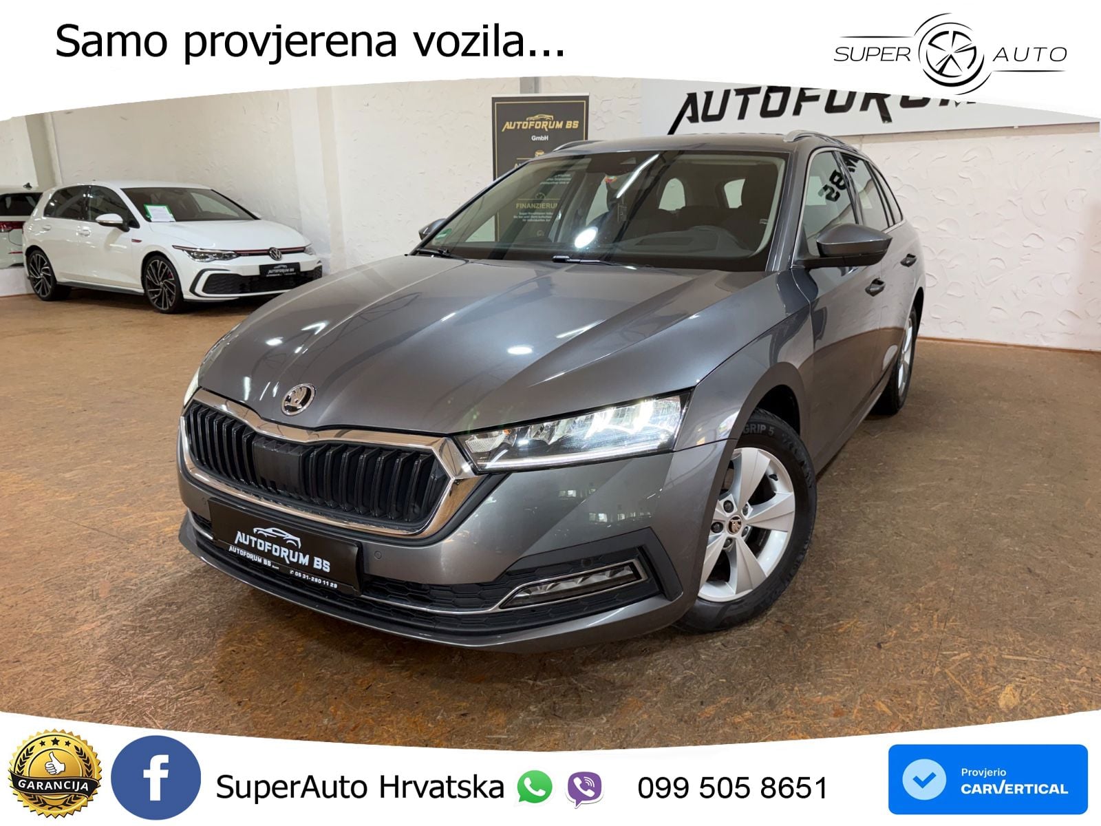 Škoda Octavia Combi 2.0 TDI (150 KS) DSG LED+GR SJED+ACC