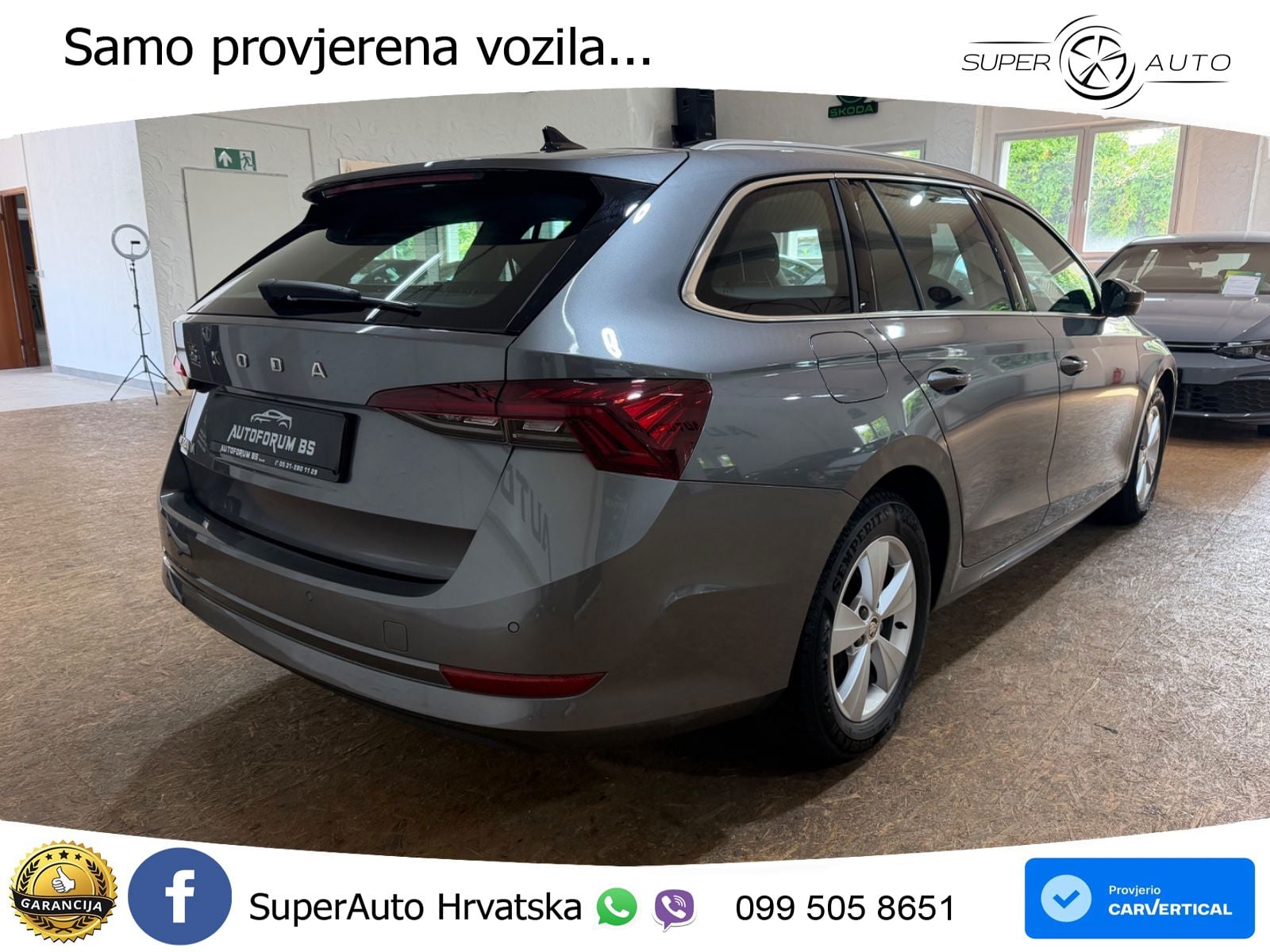Škoda Octavia Combi 2.0 TDI (150 KS) DSG LED+GR SJED+ACC