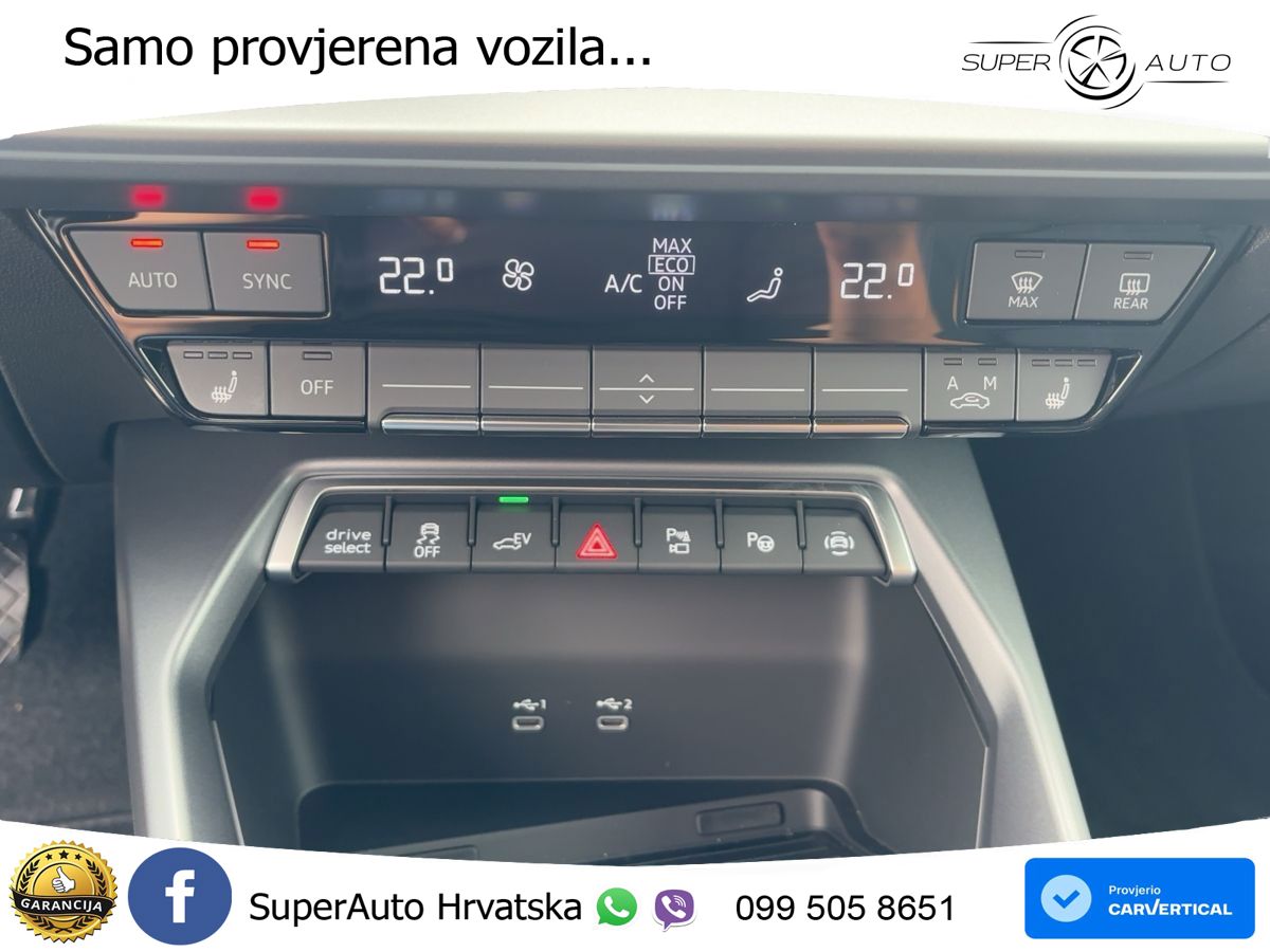 Audi A3 Sportback 40 TFSI e (204 KS) Plug-in Hybrid S tronic advanced LED+GR SJED+ACC