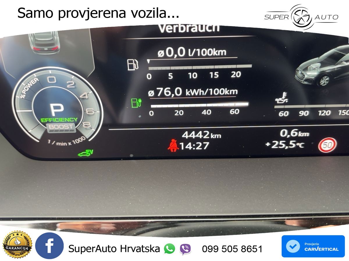 Audi A3 Sportback 40 TFSI e (204 KS) Plug-in Hybrid S tronic advanced LED+GR SJED+ACC
