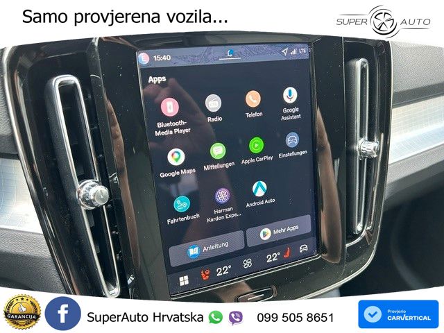 Volvo XC40 2.0 B4 197 KS Automatic LED+GR SJED+ACC