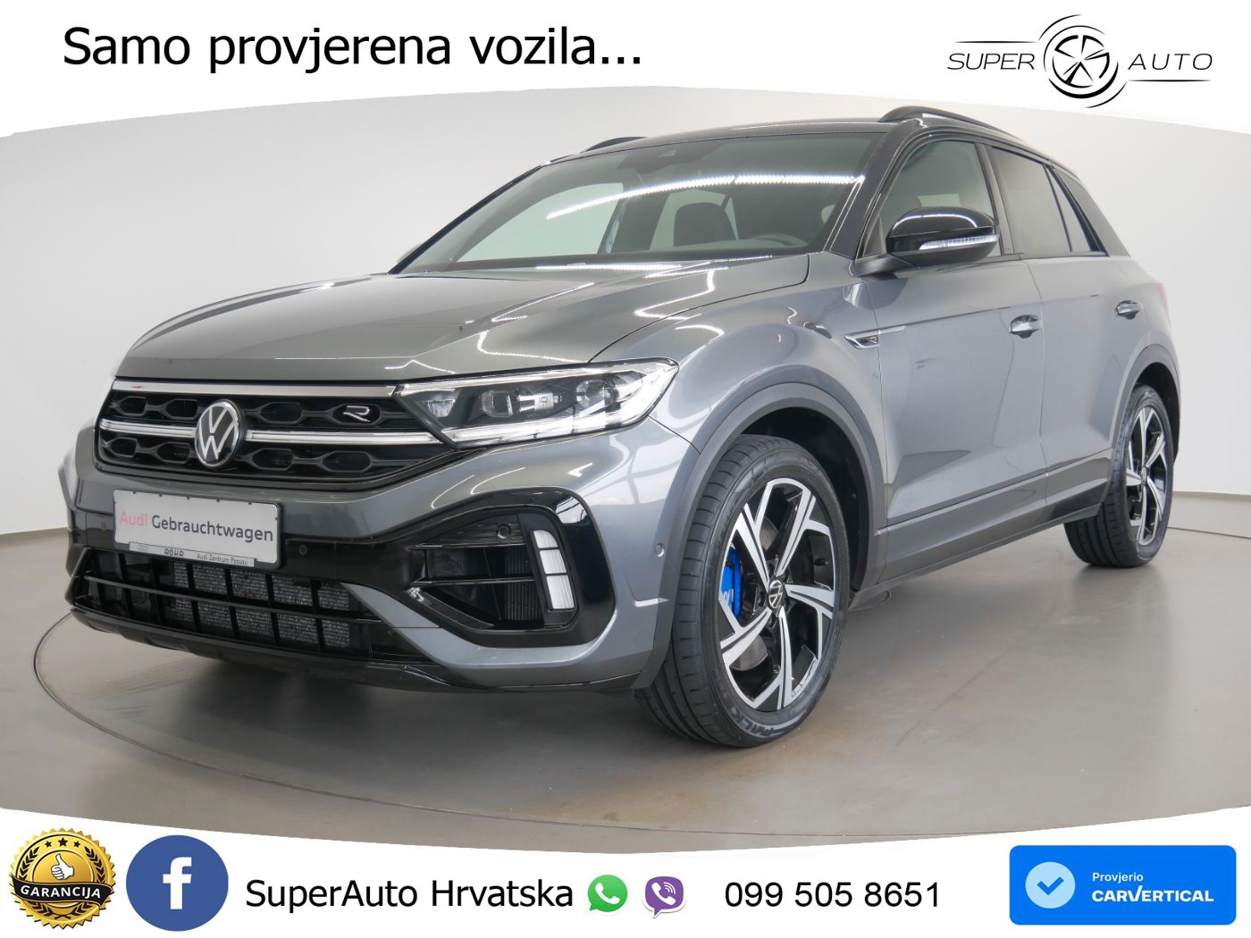 Volkswagen T-Roc I R 2.0 TSI (300 KS) OPF 4M DSG LED+GR SJED+ACC