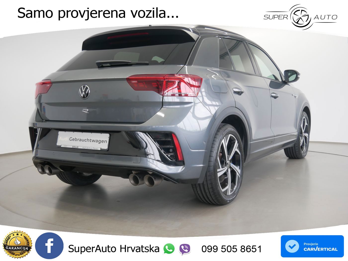Volkswagen T-Roc I R 2.0 TSI (300 KS) OPF 4M DSG LED+GR SJED+ACC