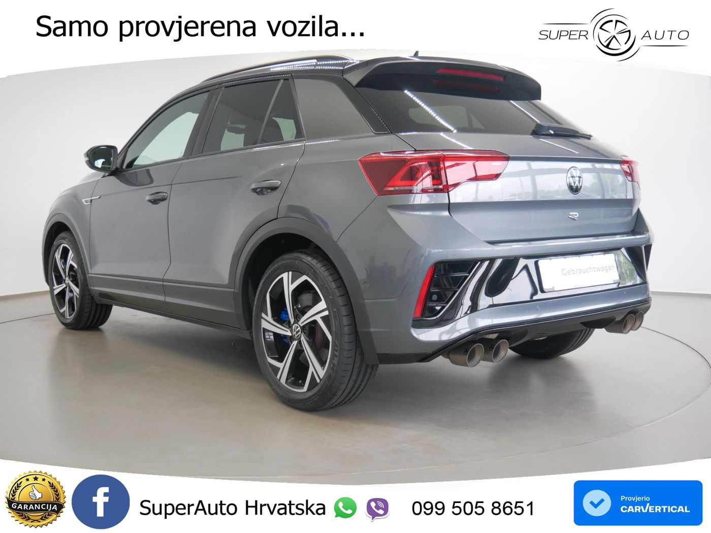 Volkswagen T-Roc I R 2.0 TSI (300 KS) OPF 4M DSG LED+GR SJED+ACC