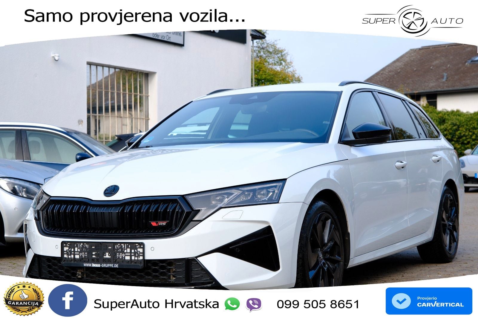 Škoda Octavia Combi RS 2.0 TSI (265 KS) DSG MATRIX+GR SJED+KAM