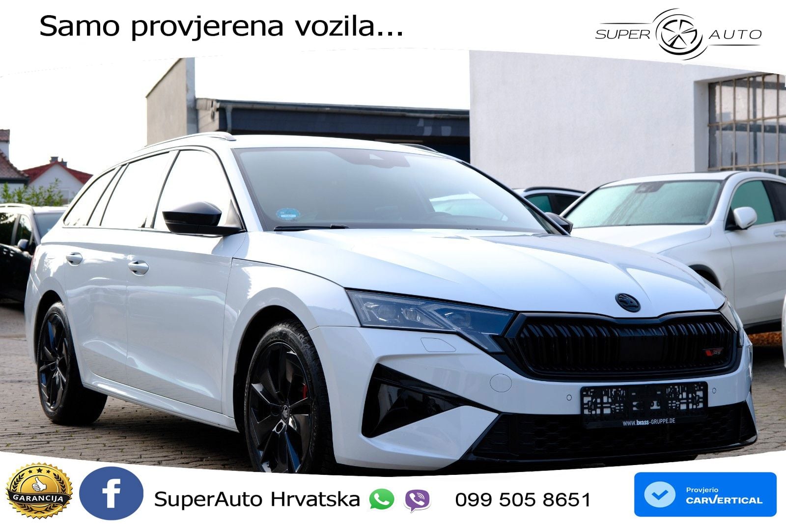 Škoda Octavia Combi RS 2.0 TSI (265 KS) DSG MATRIX+GR SJED+KAM